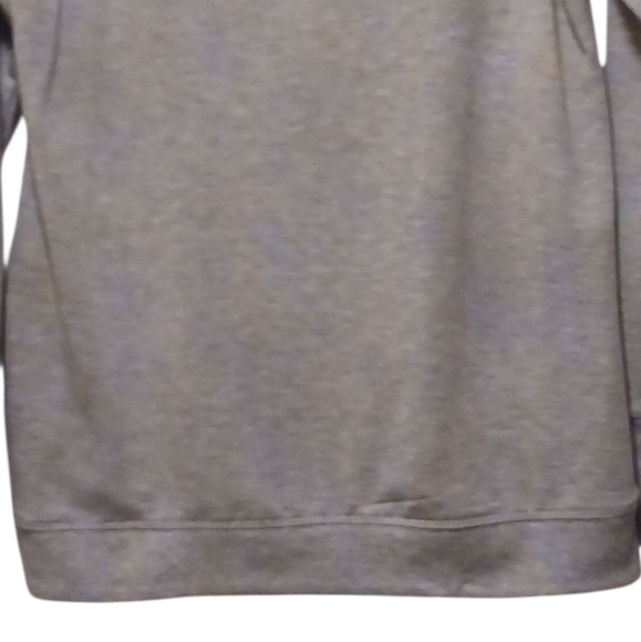 Danskin - NWOT, Ladies Gray Sweatshirt, Long Sleeves, Over Lapping Slits On Both - Picture 5 of 10
